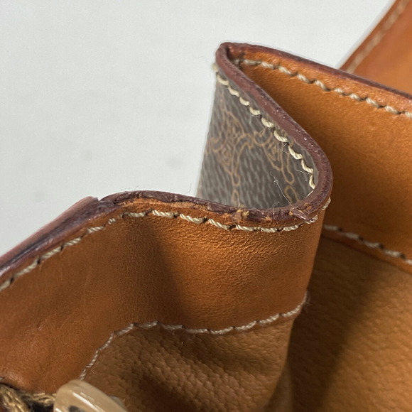 Celine Macadam Pattern 2WAY Canvas Shoulder Handbag Brown - Picture 5 of 7